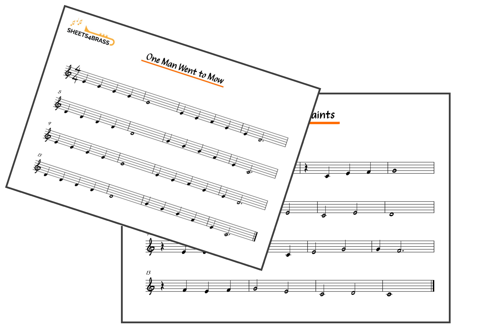 Picture of some sheet music