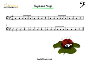 Bus and Slugs Music Sheet for Trombone, Euphonium and Tuba