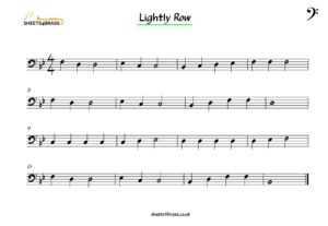 Lightly Row for trombone