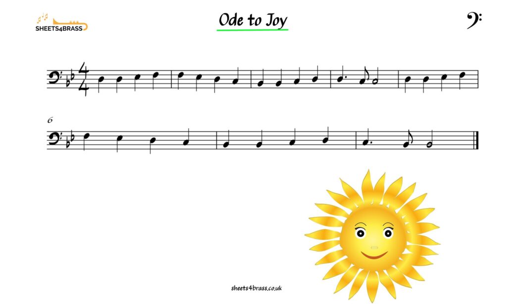Ode to Joy for trombone