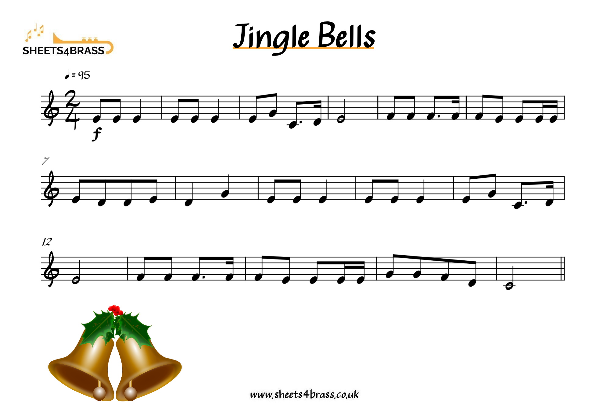 Jingle Bells - Sheet Music for Brass sheets4brass