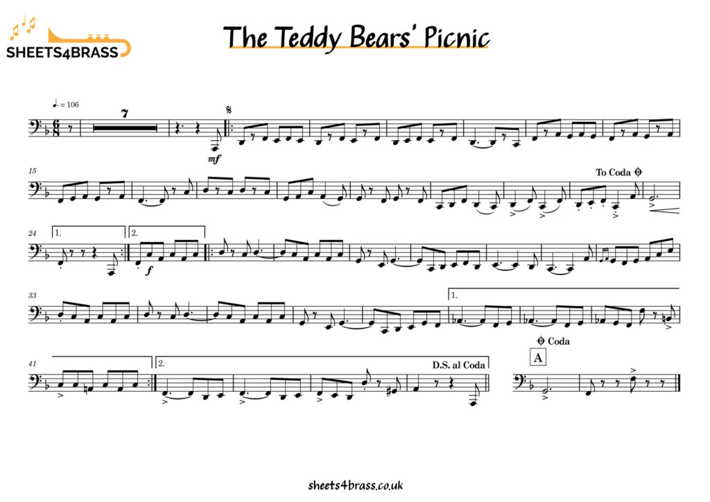Teddy Bears Picnic Sheet Music