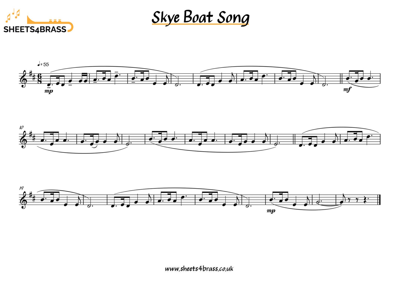Skye Instruments Free Sheet Music for Trumpet and other Brass Instruments