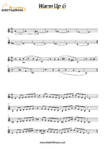 Warm Up Sheet Music for Trumpet