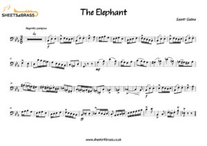 The Elephant, Trombone Solo, Sheet Music